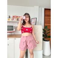 Talent big size thailand height waist short pant 泰国高腰短裤大码 34－39inch