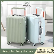 20/24/28 Inch Zipperless Luggage Bag Travel Aluminium Frame TSA Lock Storage Organizer Suitcase Beg 