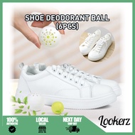 [MY] 6pc Shoe Deodorant Ball/ Sneaker Odour Eliminator Deodorizer/ Shoe Cabinet Odor Removal/ Cupboard Wardrobe Scent