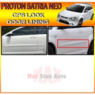 PROTON SATRIA NEO CPS LOOK DOOR LINING (CPS) FIBER SKIRT LIP CAR BODYKIT SATRIA NEO BODY KIT