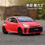 Maisto 124 Toyota GR Yaris จำลองรถจำลองของเล่นสะสมรถแบบจำลองผู้ผลิตญี่ปุ่น