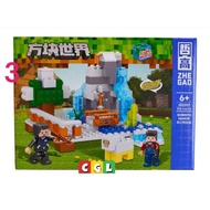 📢 Mainan Bricks Minecraf My World Creeper Mine Village Ranch -