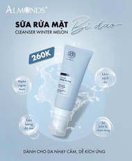 Sữa Rửa Mặt Bí Đao Almonds Facial Cleanser Dành Cho Da Nhạy Cảm - chính hãng