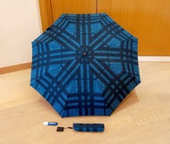 全新 正版 Burberry 巴寶莉 折疊 雨傘 雨遮 Umbrella 縮骨遮 藍x紫
