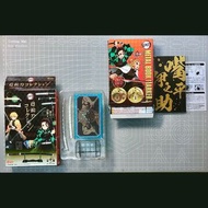 【鬼滅之刃 嘴平伊之助】 鬼滅の刃 迷你日輪刀、金屬花紋書簽&台紙