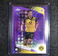 2025-26 Topps Chrome UEFA CC JOBE BELLINGHAM Rookie Purple Geometric /75