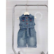 Denim Romper Jumpsuit