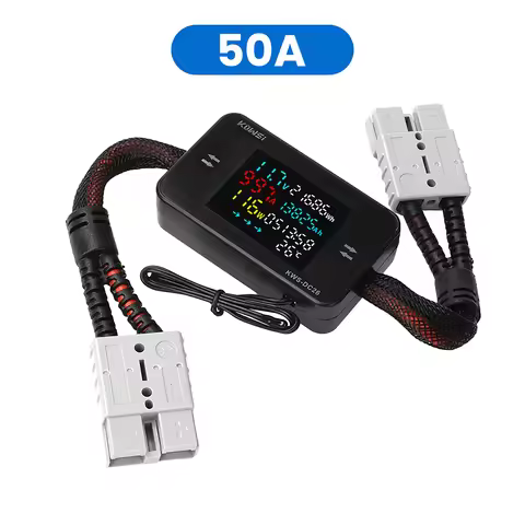 KWS-DC26 DC 8-80V LCD Digital Battery Charging Tester Voltmeter Ammeter Power Meter 20A 25A 35A 50A