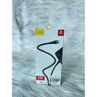 AIVR K376 TYPC TO TYPC 60W/6A CABLE (BLACK)