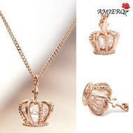 Crown Necklace Crown Inside With A Diamond Necklace