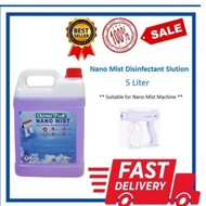 Nano MIst Sanitizer Spray - Ready Use -5L / Non Alcohol All Surface Sanitizer 5 Litre