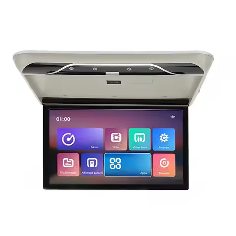 19.5 Inch Car Roof Android Monitor Mounted Smart TV Player WIFI USB Mirror Link IPS Screen 16 Color 