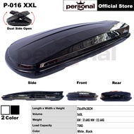 PERSONAL P-016 Car Roof Box PC Material (XXL,XL Size 560L,500L) Glossy Black Slim Cargo Roofbox Carrier.Kotak Bumbung