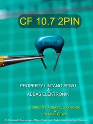 Ceramic Filter CF 10.7 10,7 10,7Mhz 10.7Mhz 2pin 2 pin 2p Keramik