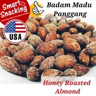 [250g] Honey Roasted Almond | Kacang Almond Madu | Kacang Badam | Roasted Almond | Almond Nuts | Smart Snacking Market