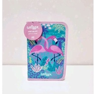 (ORIGINAL) Smiggle Wild Side Stationery Gift Pack Smiggle Writing Pad Set) - Aqua Flamingo