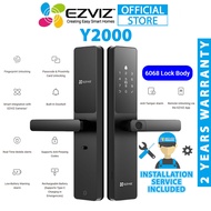 EZVIZ Y2000 Wifi Fingerprint Access Smart Lock Keyless Doorlock Handle Smart Fingerprint Door Lock 6
