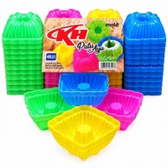 48 PCS kh brand square putu ayu cake molds, contents 48 pcs