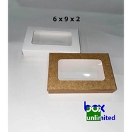 【packing shop] Pastry box 6 x 9 x 2 (pack by 20)