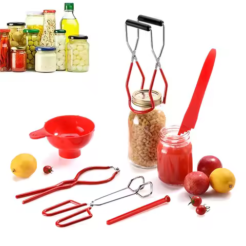 LMETJMA Canning Supplies Canning Kit Essential Canning Tools Set Included Canning Jar Lifter Canning