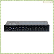 [J X Q K] 9 Band Equalizer High Performance 9 Equalization Bands 12V DC for Boat RV Car Metal with C