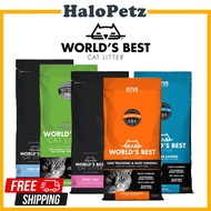 [Free Delivery] World’s Best Cat Litter 28lbs/24lbs - Low Tracking, Clumping, Multiple , Lotus, Lave