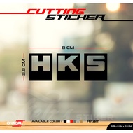Cutting Sticker HKS logo | HKS Logo Cutting Sticker