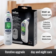 NexHaus (1 years  warranty) Braun ThermoScan 7+ IRT 6525 ear thermometer New addition nightlight and