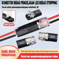 Fast Connection 10 pcs D2 Block Terminal Socket Connector Cable/led strip connectors/low voltage wir