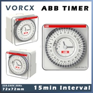 ABB Timer AD1-R-15m-72 Wall Mount Type 72x72mm 15min Interval