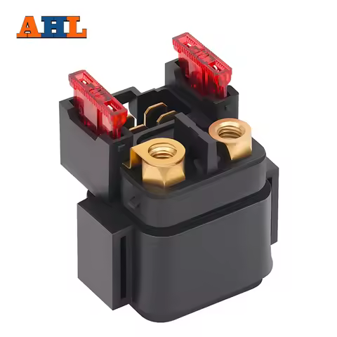AHL Motorcycle Starter Relay Solenoid For YAMAHA XVZ1300 ROYAL STAR VENTURE 96-09 YZF600 YX600 YZF R