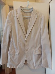 Uniqlo 米色西裝外套
