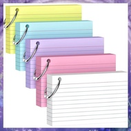 (Y W Z H)250-Pack Colored Index Cards 3x5 Inch 180gsm Heavyweight Flashcard 5 Vibrant Colors Perfect