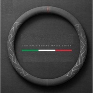 TOYOTA Fortuner GR Sport Steering Wheel Cover Full Genuine Suede Europe Steering WheelDesign