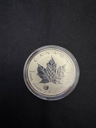 2016年加拿大楓葉1oz銀幣(太極加鑄)