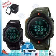 Smart wacth Jam tangan fesyen lelaki dan wanita SKMEI 1231 Compass Digital LED Multifunction Date El