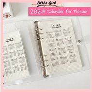 2026/2025 Monthly Calendar │for A6 A5 Binder File │6 Holes Loose Leaf Notebook Planner │Kalender