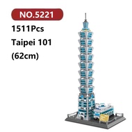 ✨Taipei 101 Building Blocks 1511 Pcs WANGE Architecture Bricks Toy Set