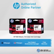 HP 682 Black / Tri-Color Original Ink Advantage Cartridge ( 3YM77AA / 3YM76AA ) For Printer DeskJet 