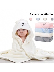 嬰兒毛毯,兒童浴巾,多功能四季毛毯,新生兒連帽浴袍,swaddle毛毯,熊印花空調毛毯,寶寶包巾