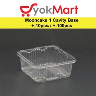Mooncake 1 Cavity Base 10pcs/ 100pcs