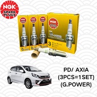 【100% ORIGINAL】 NGK 93005 LASER IRIDIUM SPARK PLUG - PERODUA AXIA (G.POWER)  (3PCS=1SET)