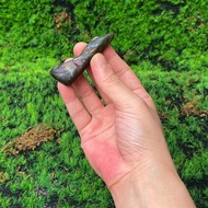 能量擺飾-天然幾何紫光x火焰光拉長石 旺姻緣 財運水晶 快速出貨