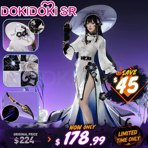 【Ready For Ship】Constance Cosplay Costume Game Honkai: Star Rail【S-2XL】DokiDoki-SR HSR Dress Horns T