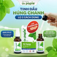 Tinh dầu húng chanh Dr.papie xịt họng cho bé hỗ trợ giảm ho rát họng tăng sức đề kháng Happy Store