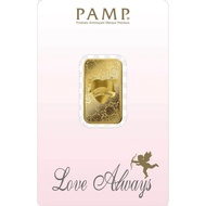 GOLD BAR PAMP LOVE ALWAYS 10G