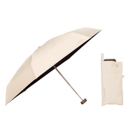 [Direct from Japan]Wpc. Strongest Sun Umbrella UVO Foldable Umbrella / 5-Section Solid Beige 《100% L
