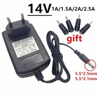 14V Universal AU UK EU US Plug Power Adapter DC 14volt 14 V 2500mA Adaptor Power Switching Supply 1A