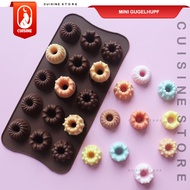[COD] CUISINE Cetakan Puding Karakter BUNDT MINI 15 / Cetakan Silikon / Cetakan Coklat / Cetakan Bun