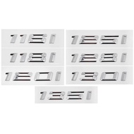3d Abs Car Trunk Letters Logo Decals Badge Emblem Sticker For Bmw 1 Series 116i 118i 120i 125i 128i 